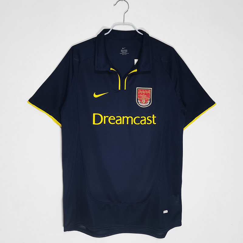 AAA Quality Arsenal 00/02 Away Blue Soccer Jersey